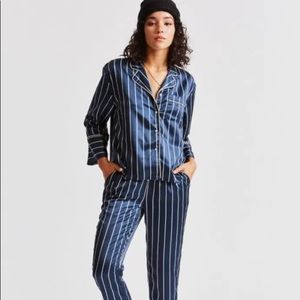 Brixton Satin Lagoon PJ Top (Part of Set)